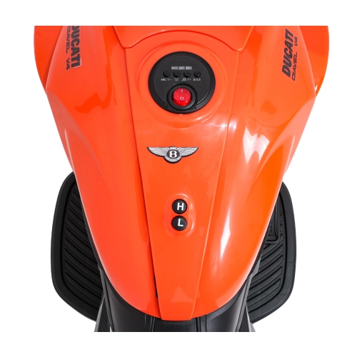 Motorek na akumulator Ducati Diavel x Bentley Pomarańczowy XMX-656.POM