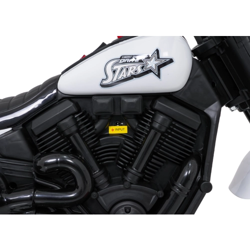 Motor na akumulator dla dzieci STAR Biały XMX-659