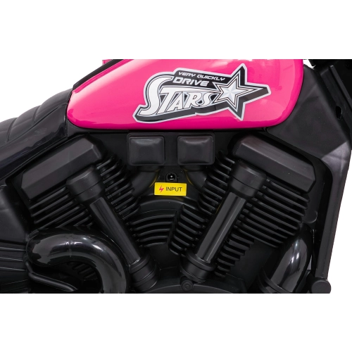 Motor na akumulator dla dzieci STAR Różowy XMX-659