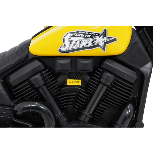 Motor na akumulator dla dzieci STAR Żółty XMX-659