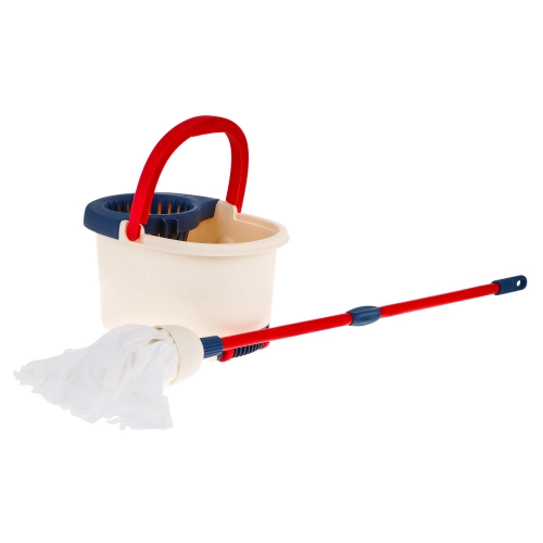 Zestaw do sprzątania 6w1 Interaktywne AGD odkurzacz robot mop miotła szufelki YY6018-1