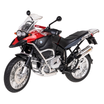 Motocykl BMW R 1200 GS czerwony model metalowy 1:9 RASTAR ZAU.42000.CR