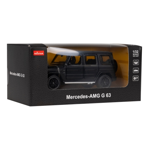 Samochodzik Mercedes-AMG G 63 czarny model metalowy 1:32 RASTAR ZAU.64110.CZ