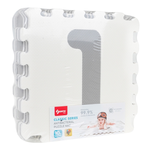 Mata biało-szara z pianki EVA