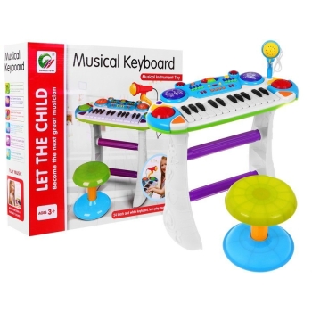 Pianinko dla dzieci Keyboard z mikrofonem ZMU.BB335B