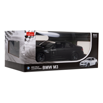 Autko zdalnie sterowane BMW M3 czarne model 1:14 RASTAR ZRC.48000.CZ