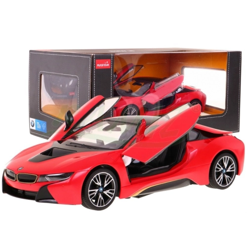 Autko BMW i8 czerwone model zdalnie sterowany 1:14 RASTAR ZRC.71000.CR