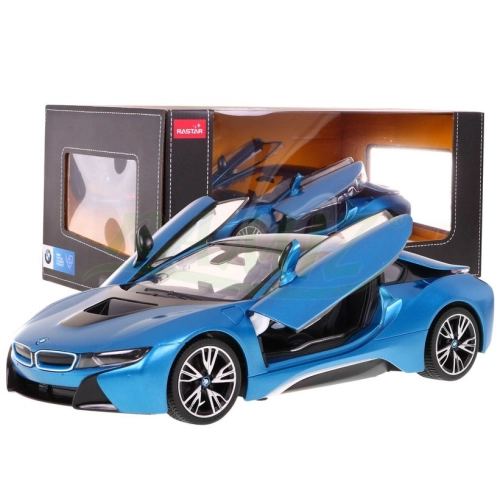 Autko BMW i8 niebieskie model zdalnie sterowany 1:14 RASTAR ZRC.71000.NIE
