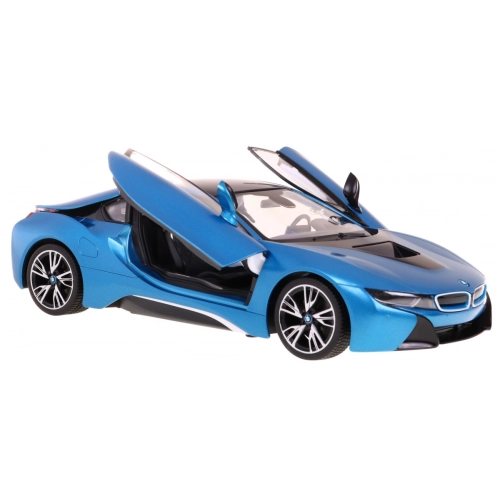 Autko BMW i8 niebieskie