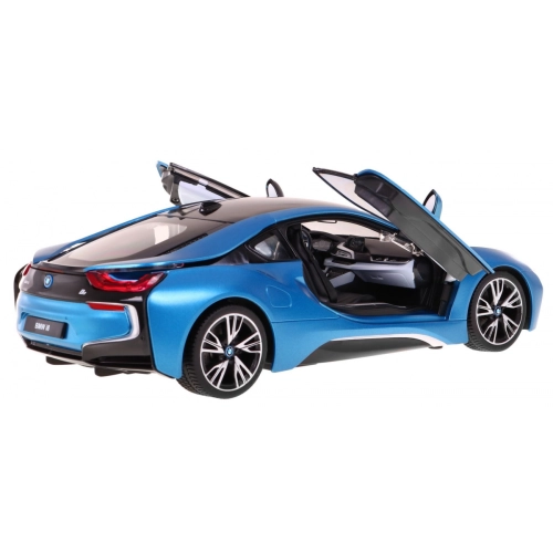 Autko BMW i8 niebieskie