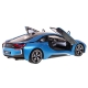 Autko BMW i8 niebieskie