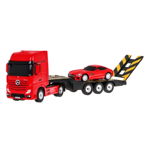 Autko zdalnie sterowane Mercedes Benz Actros z Naczepą 1:26 RASTAR ZRC.74920.CR