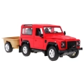 Land Rover Defender czerwony