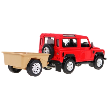 Land Rover Defender czerwony