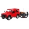 Autko zdalnie sterowane z przyczepą Land Rover Defender czerwony model 1:14 RASTAR ZRC.78400-1.CR