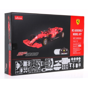 Zdalnie sterowany bolid Ferrari SF1000 czerwony model 1:16 RASTAR ZRC.97000.CR