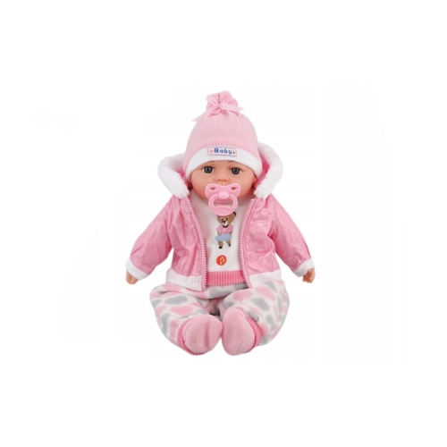 Lalka Bobas 45cm z polskim dźwiękiem w worku ADAR 416529