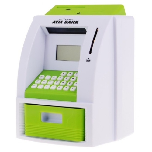 skarbonka bankomat zielona