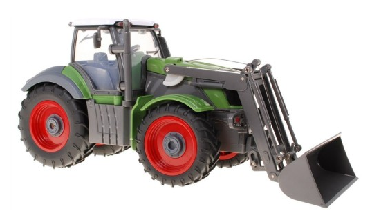 Duży Traktor Z Zieloną Przyczepą Zdalnie Sterowany Rc Qy8301ag