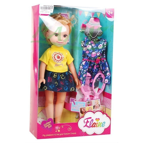 Duża LALKA do stylizacji + akcesoria MY LUCKY DOLL - blondynka [89005]