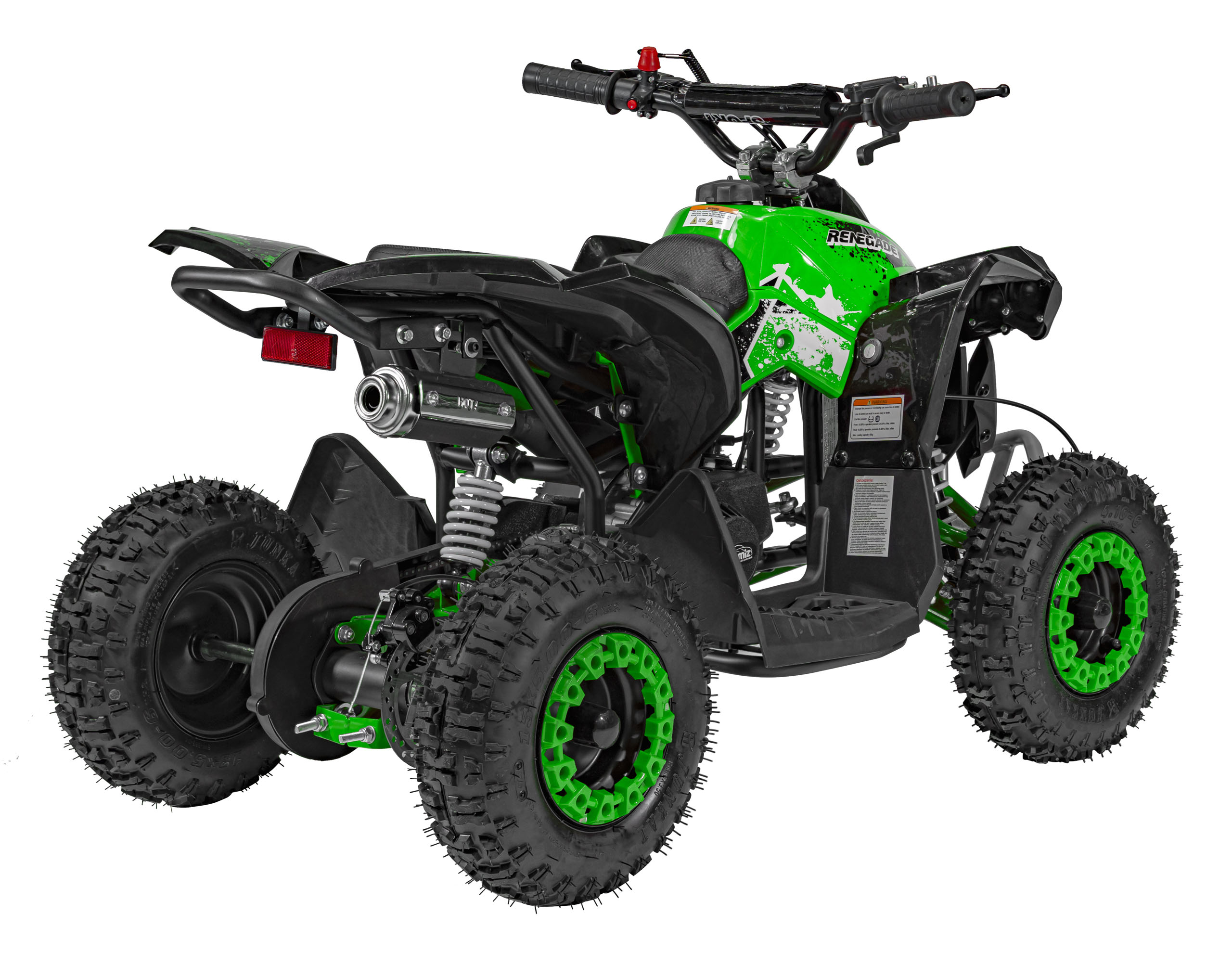Quad spalinowy dla dzieci 49cc – widok z przodu