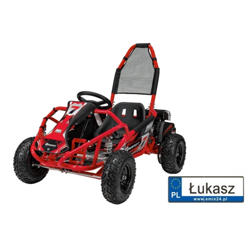 Pojazd Gokart Spalinowy MUD MONSTER czerwony PSP.GK008.CR