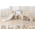 Plac zabaw dla dzieci zjeżdżalnie 5w1 z tablicą AY-012