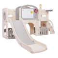 Plac zabaw dla dzieci zjeżdżalnie 5w1 z tablicą AY-012