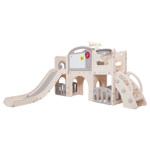 Plac zabaw dla dzieci zjeżdżalnie 5w1 z tablicą AY-012