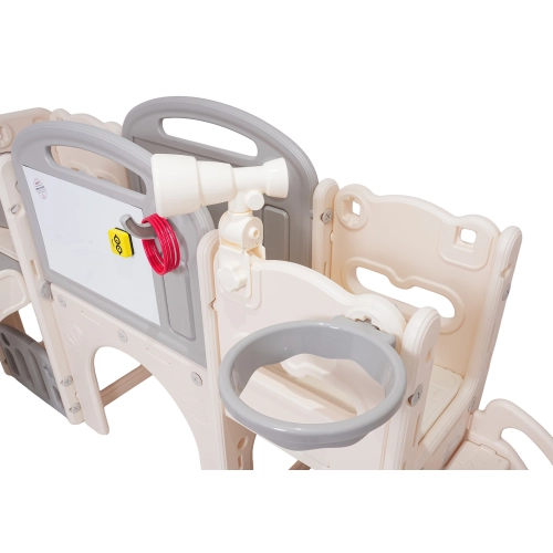 Plac zabaw dla dzieci zjeżdżalnie 5w1 z tablicą AY-012