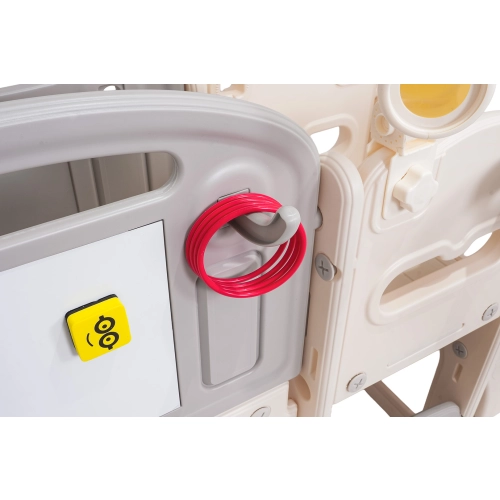 Plac zabaw dla dzieci zjeżdżalnie 5w1 z tablicą AY-012