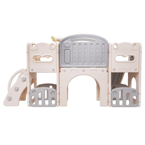 Plac zabaw dla dzieci zjeżdżalnie 5w1 z tablicą AY-012