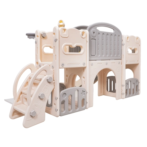 Plac zabaw dla dzieci zjeżdżalnie 5w1 z tablicą AY-012