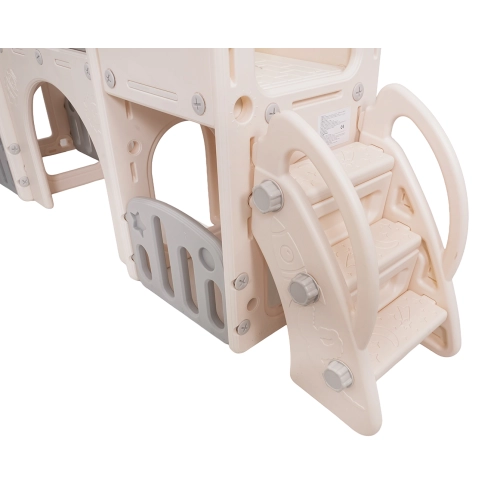 Plac zabaw dla dzieci zjeżdżalnie 5w1 z tablicą AY-012