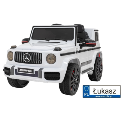 Autko na akumulator dla dzieci Mercedes AMG G63 Biały BBH-0002.BIA