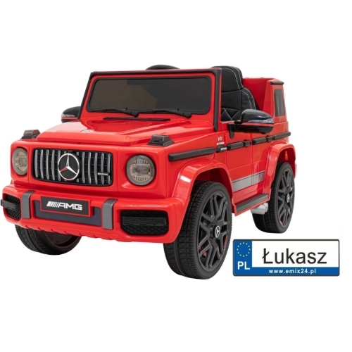 Autko na akumulator dla dzieci Mercedes AMG G63 Czerwony BBH-0002.CR