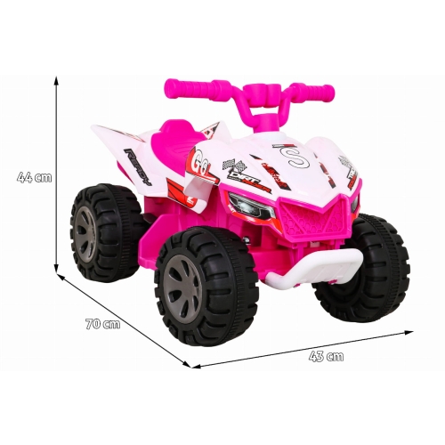 Pojazd Dla Dzieci Quad the Fastest Różowy BRD-2101