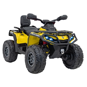 Quad na akumulator dla dzieci Can Am Outlander ATV Żółty DK-CA005.ZOL