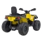 Quad na akumulator dla dzieci Can Am Outlander ATV Żółty DK-CA005.ZOL