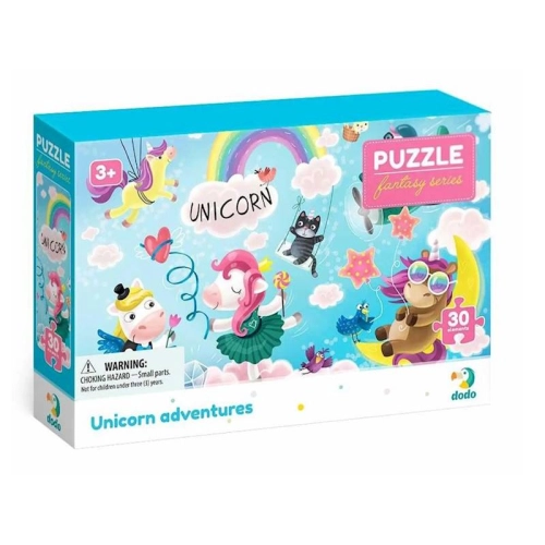 Puzzle Przygoda jednorożca 30 el. 300416