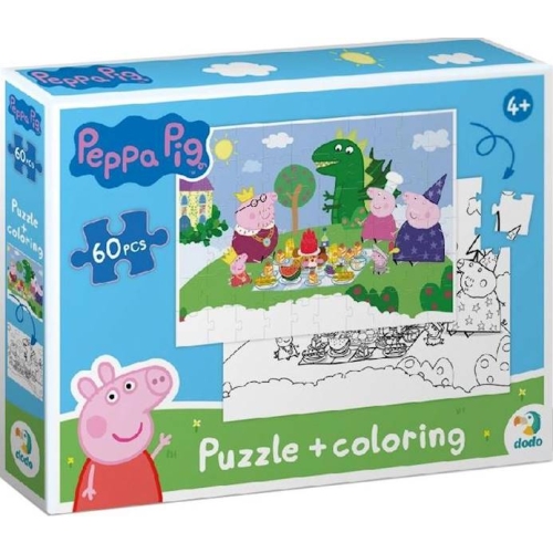 Puzzle 2w1 Świnka Peppa 60 el. 200118