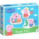 Puzzle 3w1 Świnka Peppa 200338