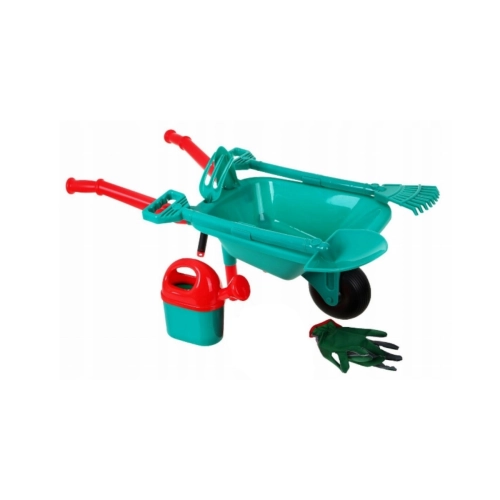 Duża taczka ogrodowa + narzędzia G6313