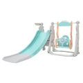 Plac zabaw dla dzieci zjeżdżalnie huśtawka koszykówka 3w1 Żyrafa GB-008