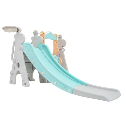 Plac zabaw dla dzieci zjeżdżalnie huśtawka koszykówka 3w1 Żyrafa GB-008