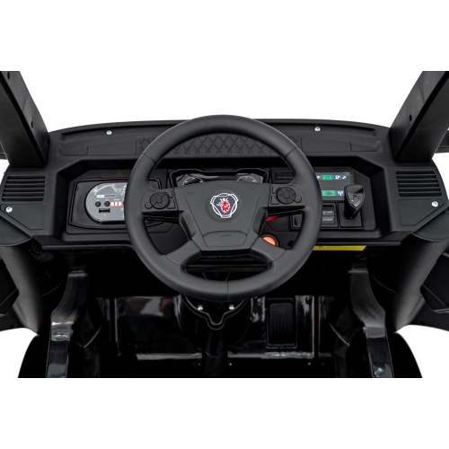 Ciężarówka TIR na akumulator Scania R-SERIE Czarny HL698