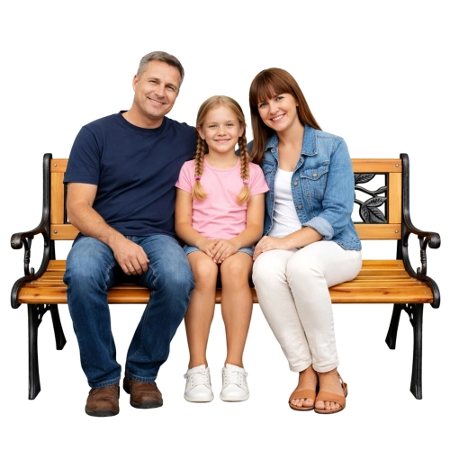 Rodzinna Ławka do Ogrodu Lean