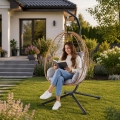 Fotel Wiszący Bujany Kokon Ogrodowy i na taras Balkon