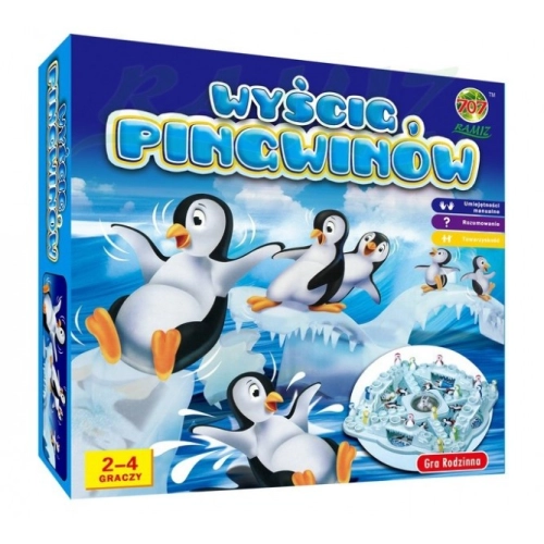 Gra Wyścig Pingwinów Lodowy Chińczyk 707-36