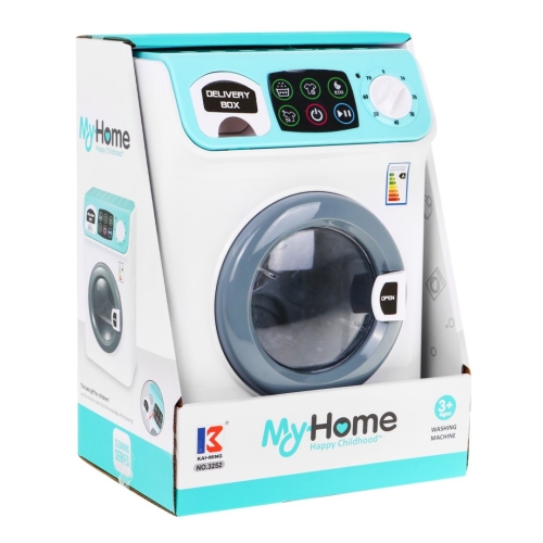 Interaktywna Pralka dla dzieci 3+ Dotykowy panel + Dźwięki Światła + Otwierane elementy